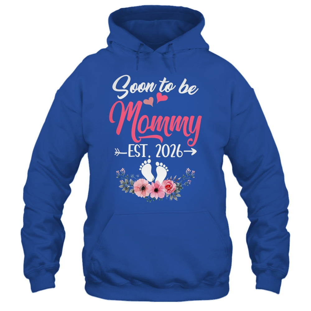 Soon To Be Mommy Est 2026 Mothers Day First Time Mommy Shirt & Tank Top | teecentury