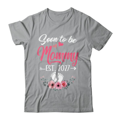 Soon To Be Mommy Est 2027 Mothers Day First Time Mommy Shirt & Tank Top | teecentury