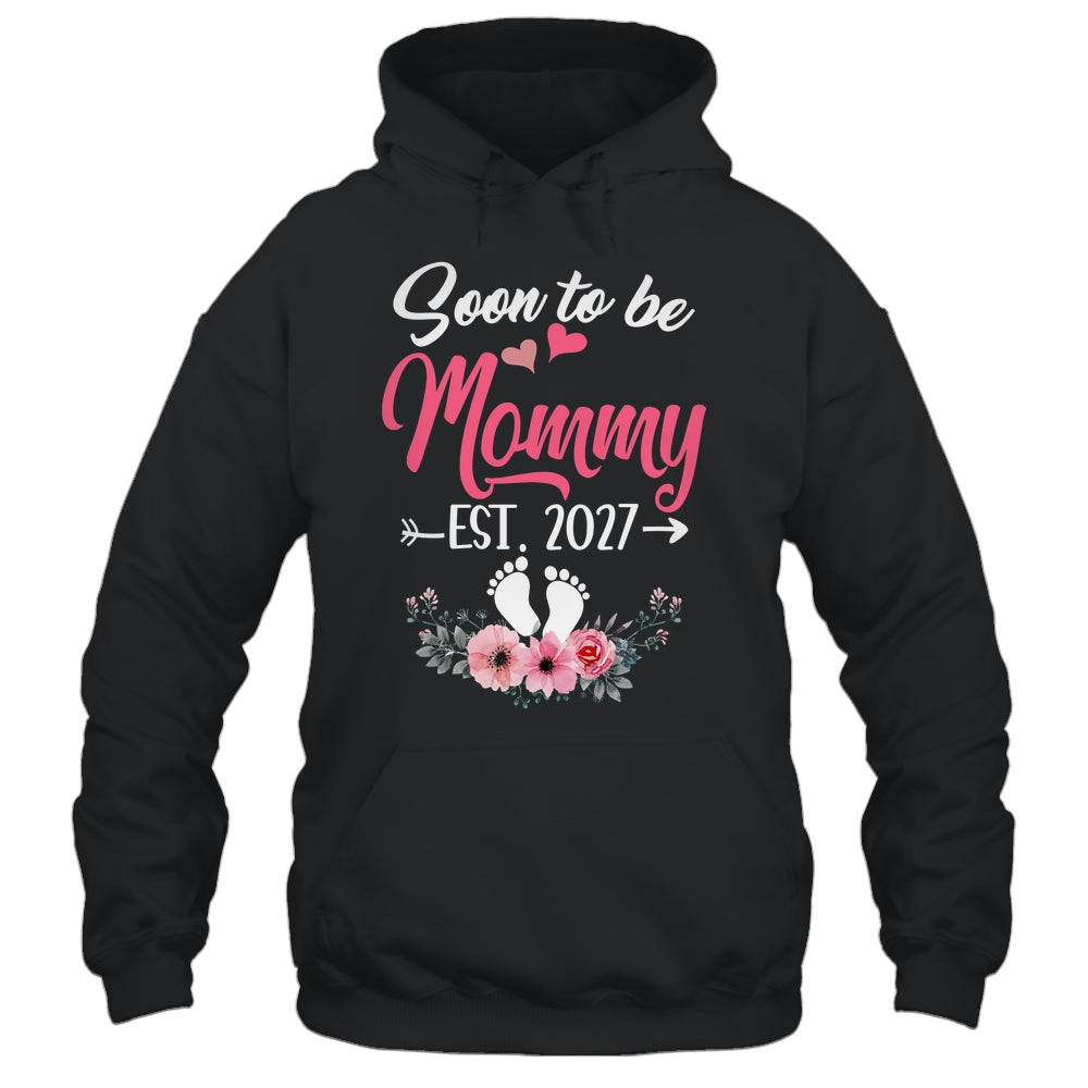 Soon To Be Mommy Est 2027 Mothers Day First Time Mommy Shirt & Tank Top | teecentury