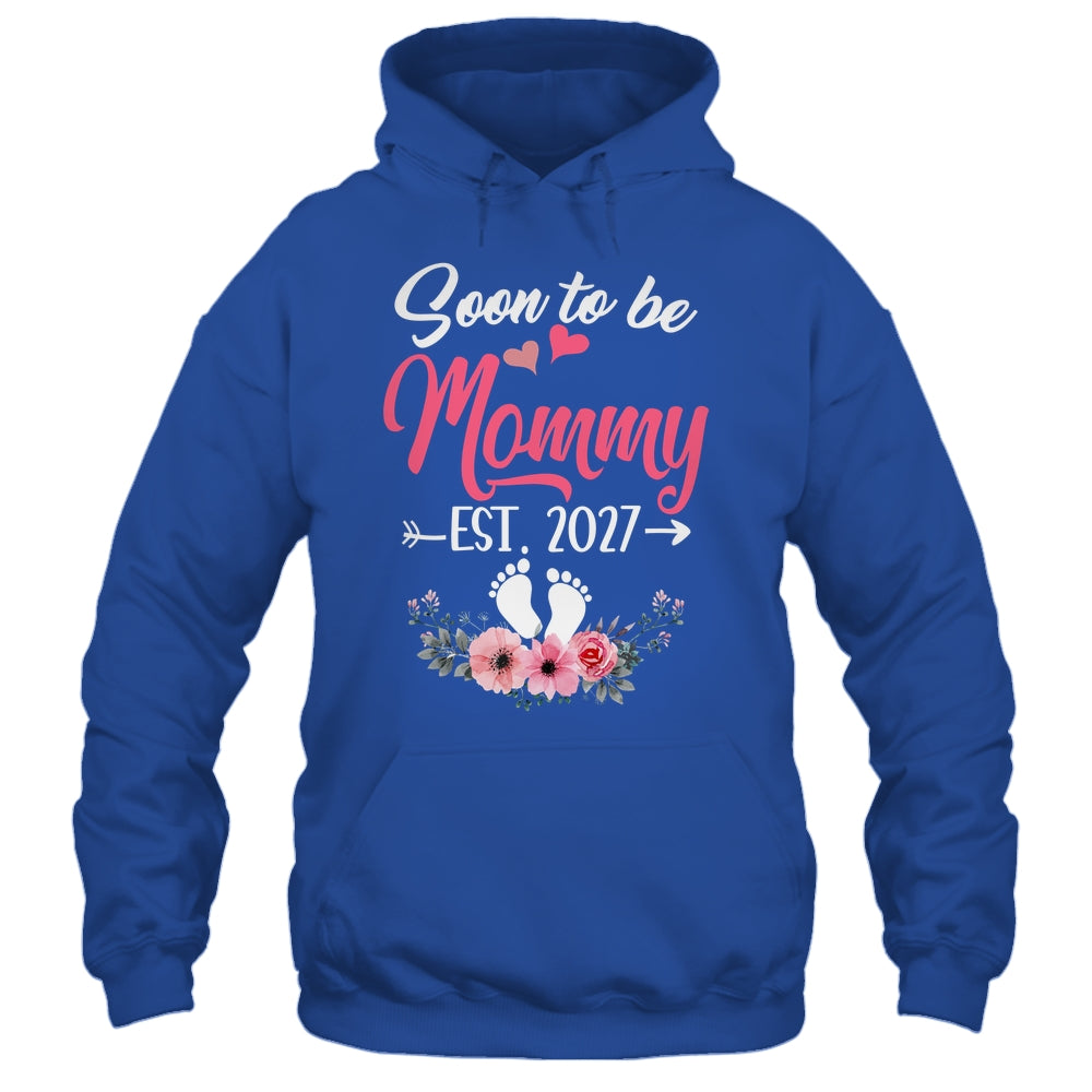 Soon To Be Mommy Est 2027 Mothers Day First Time Mommy Shirt & Tank Top | teecentury