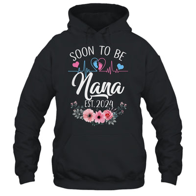 Soon To Be Nana 2024 First Time Pregnancy Announcement Shirt & Tank Top | teecentury