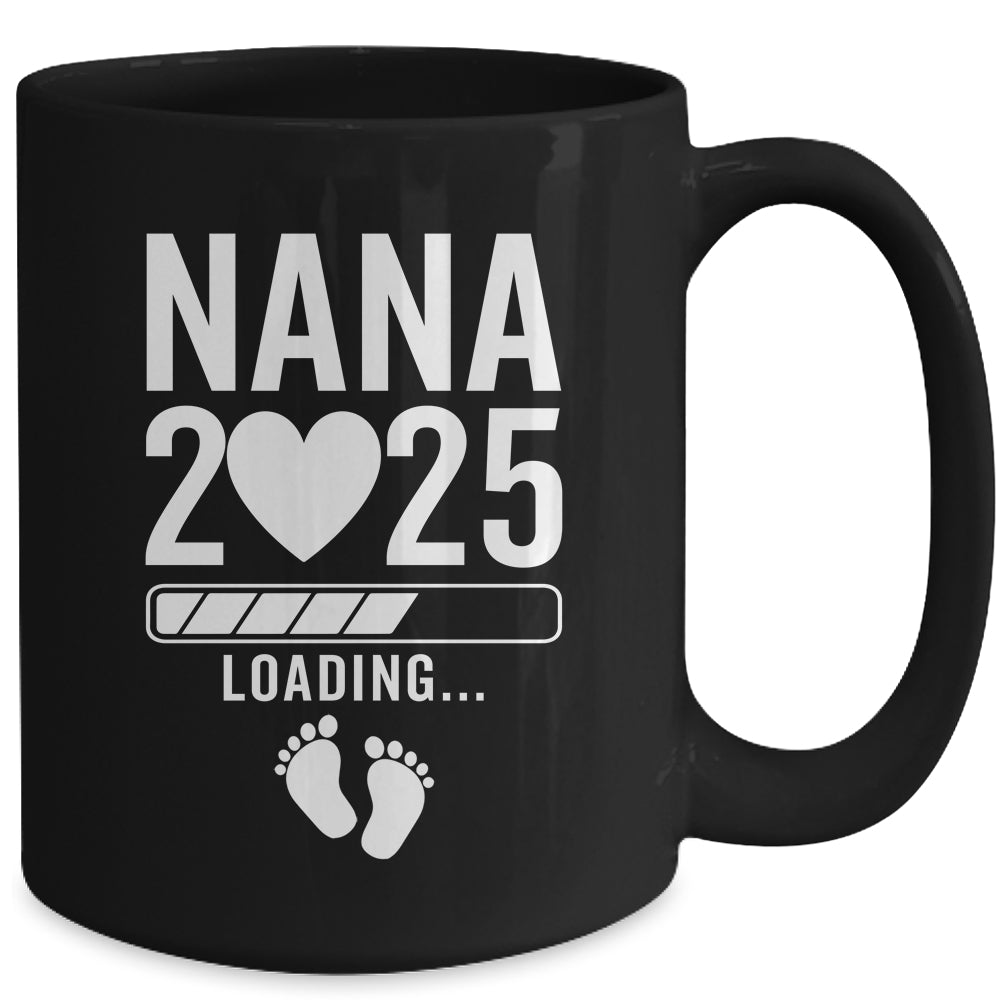 Soon To Be Nana 2025 Pregnancy Announcement Loading Mug | teecentury