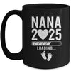 Soon To Be Nana 2025 Pregnancy Announcement Loading Mug | teecentury