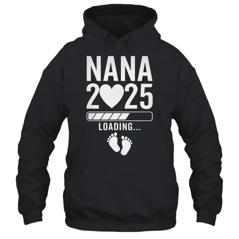 Soon To Be Nana 2025 Pregnancy Announcement Loading Shirt & Tank Top | teecentury