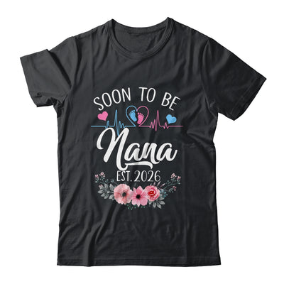 Soon To Be Nana 2026 First Time Pregnancy Announcement Shirt & Tank Top | teecentury