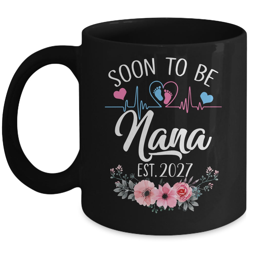 Soon To Be Nana 2027 First Time Pregnancy Announcement Mug | teecentury