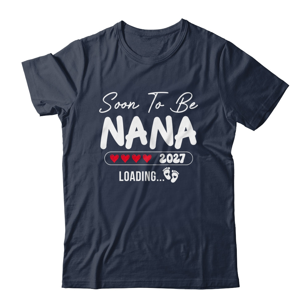 Soon To Be Nana 2027 Loading Promoted To Nana Est 2027 Shirt & Tank Top | teecentury