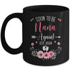 Soon To Be Nana Again Est 2024 Mothers Day Mug | teecentury