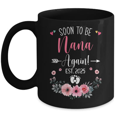 Soon To Be Nana Again Est 2025 Mothers Day Mug | teecentury