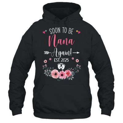 Soon To Be Nana Again Est 2025 Mothers Day Shirt & Tank Top | teecentury