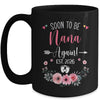 Soon To Be Nana Again Est 2026 Mothers Day Mug | teecentury