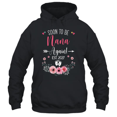 Soon To Be Nana Again Est 2027 Mothers Day Shirt & Tank Top | teecentury