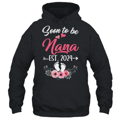 Soon To Be Nana Est 2024 Mothers Day First Time Nana Shirt & Tank Top | teecentury