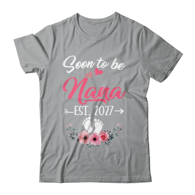 Soon To Be Nana Est 2027 Mothers Day First Time Nana Shirt & Tank Top | teecentury