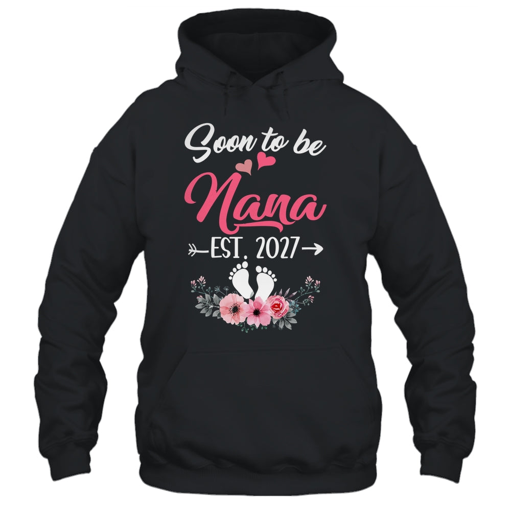 Soon To Be Nana Est 2027 Mothers Day First Time Nana Shirt & Tank Top | teecentury