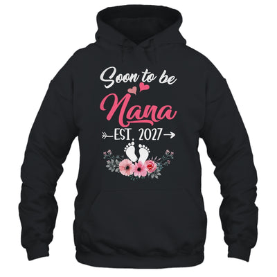 Soon To Be Nana Est 2027 Mothers Day First Time Nana Shirt & Tank Top | teecentury