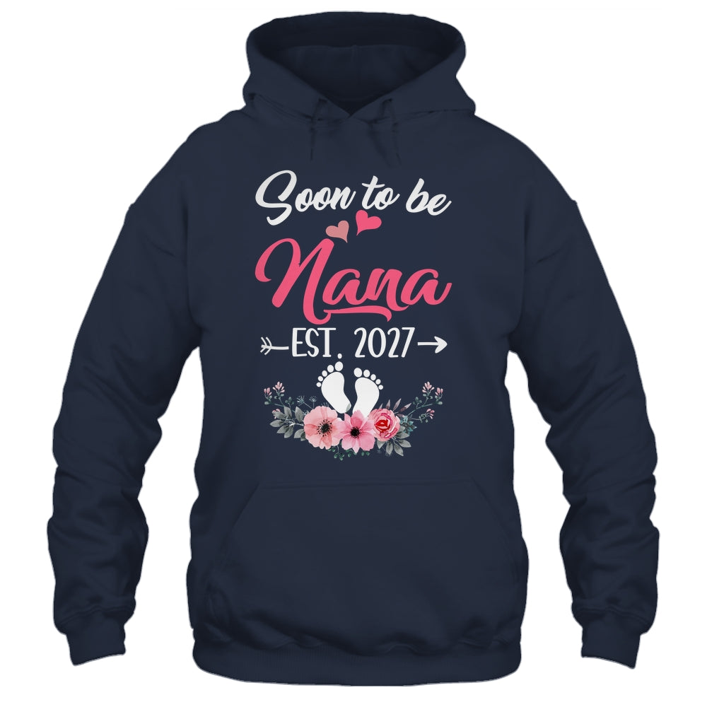 Soon To Be Nana Est 2027 Mothers Day First Time Nana Shirt & Tank Top | teecentury