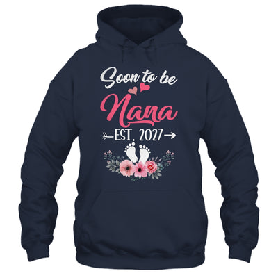 Soon To Be Nana Est 2027 Mothers Day First Time Nana Shirt & Tank Top | teecentury