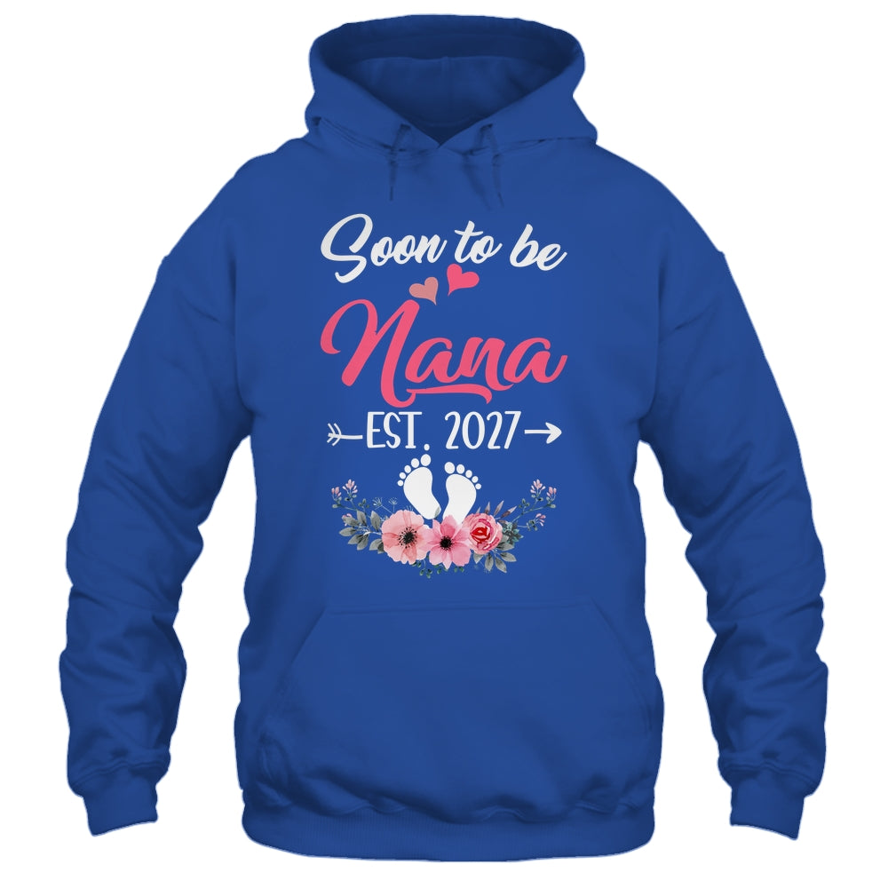 Soon To Be Nana Est 2027 Mothers Day First Time Nana Shirt & Tank Top | teecentury