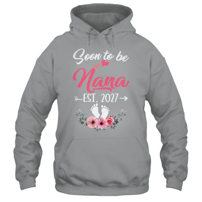 Soon To Be Nana Est 2027 Mothers Day First Time Nana Shirt & Tank Top | teecentury