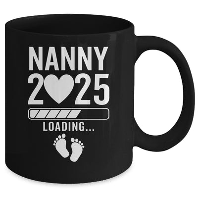 Soon To Be Nanny 2025 Pregnancy Announcement Loading Mug | teecentury