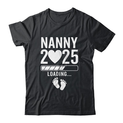 Soon To Be Nanny 2025 Pregnancy Announcement Loading Shirt & Tank Top | teecentury