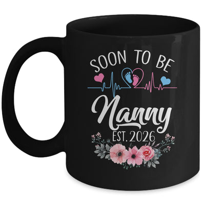 Soon To Be Nanny 2026 First Time Pregnancy Announcement Mug | teecentury