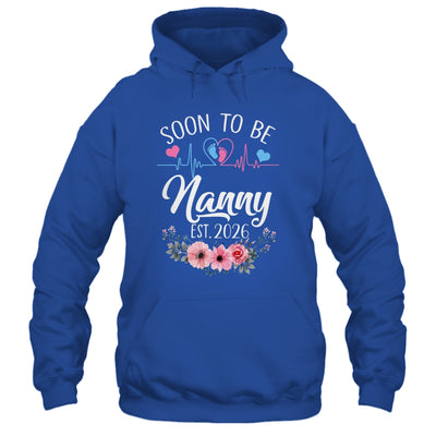 Soon To Be Nanny 2026 First Time Pregnancy Announcement Shirt & Tank Top | teecentury