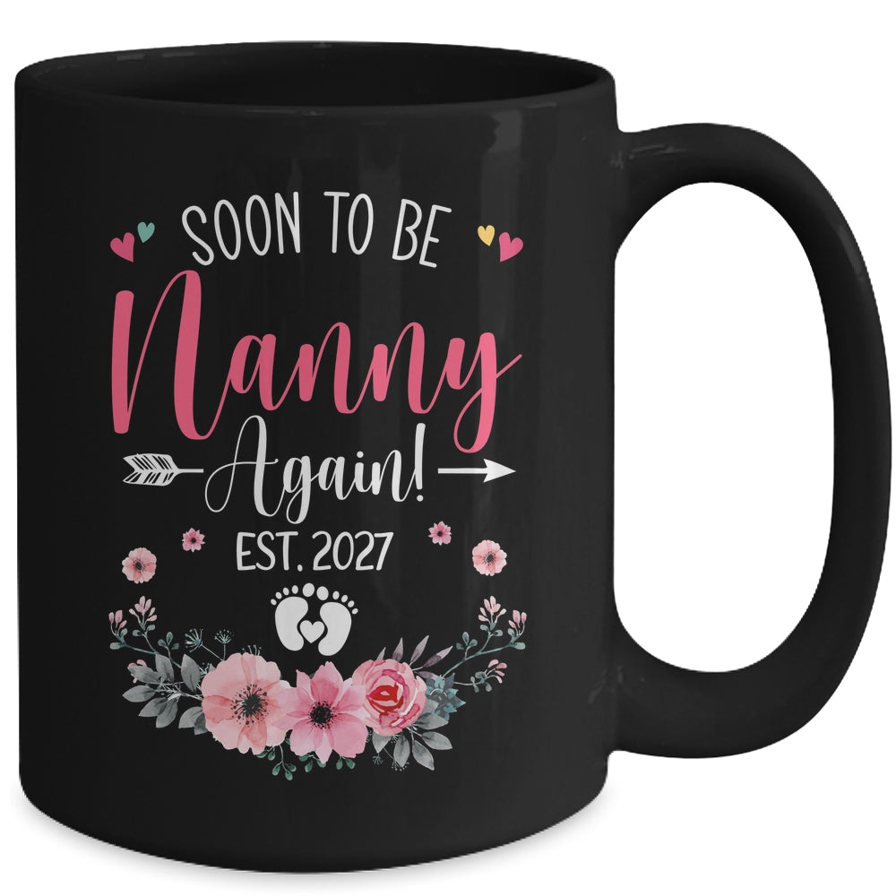 Soon To Be Nanny Again Est 2027 Mothers Day Mug | teecentury