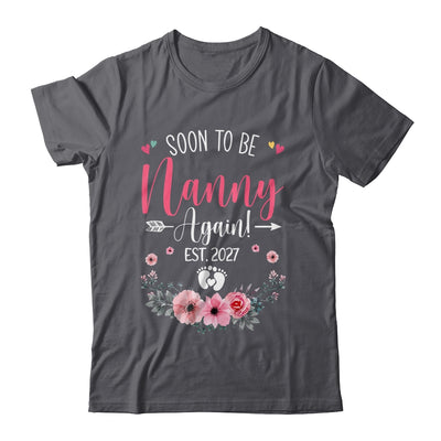 Soon To Be Nanny Again Est 2027 Mothers Day Shirt & Tank Top | teecentury