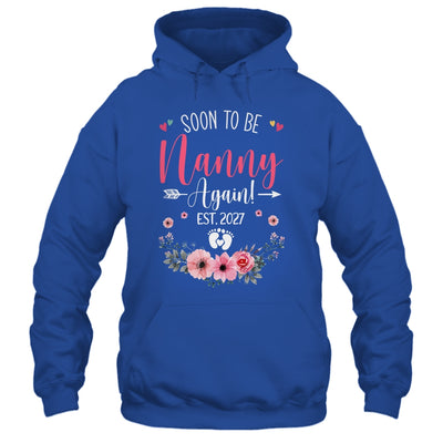 Soon To Be Nanny Again Est 2027 Mothers Day Shirt & Tank Top | teecentury