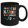 Soon To Be Nanny Est 2025 Pregnancy Announcement Groovy Mug | teecentury