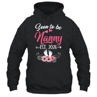 Soon To Be Nanny Est 2026 Mothers Day First Time Nanny Shirt & Tank Top | teecentury