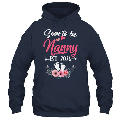 Soon To Be Nanny Est 2026 Mothers Day First Time Nanny Shirt & Tank Top | teecentury