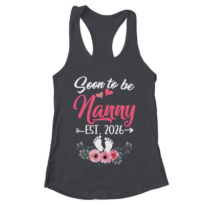 Soon To Be Nanny Est 2026 Mothers Day First Time Nanny Shirt & Tank Top | teecentury