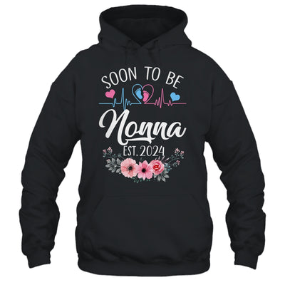 Soon To Be Nonna 2024 First Time Pregnancy Announcement Shirt & Tank Top | teecentury