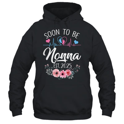 Soon To Be Nonna 2025 First Time Pregnancy Announcement Shirt & Tank Top | teecentury