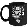 Soon To Be Nonna 2025 Pregnancy Announcement Loading Mug | teecentury