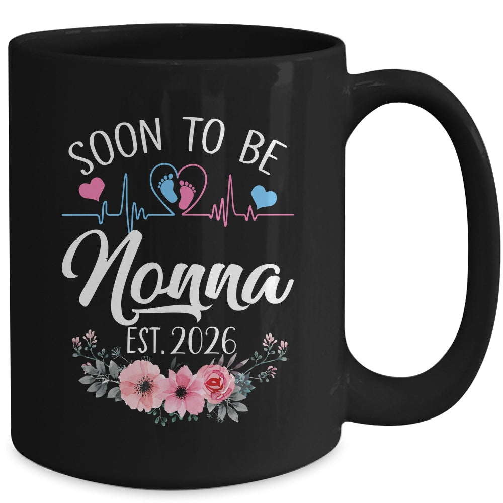 Soon To Be Nonna 2026 First Time Pregnancy Announcement Mug | teecentury