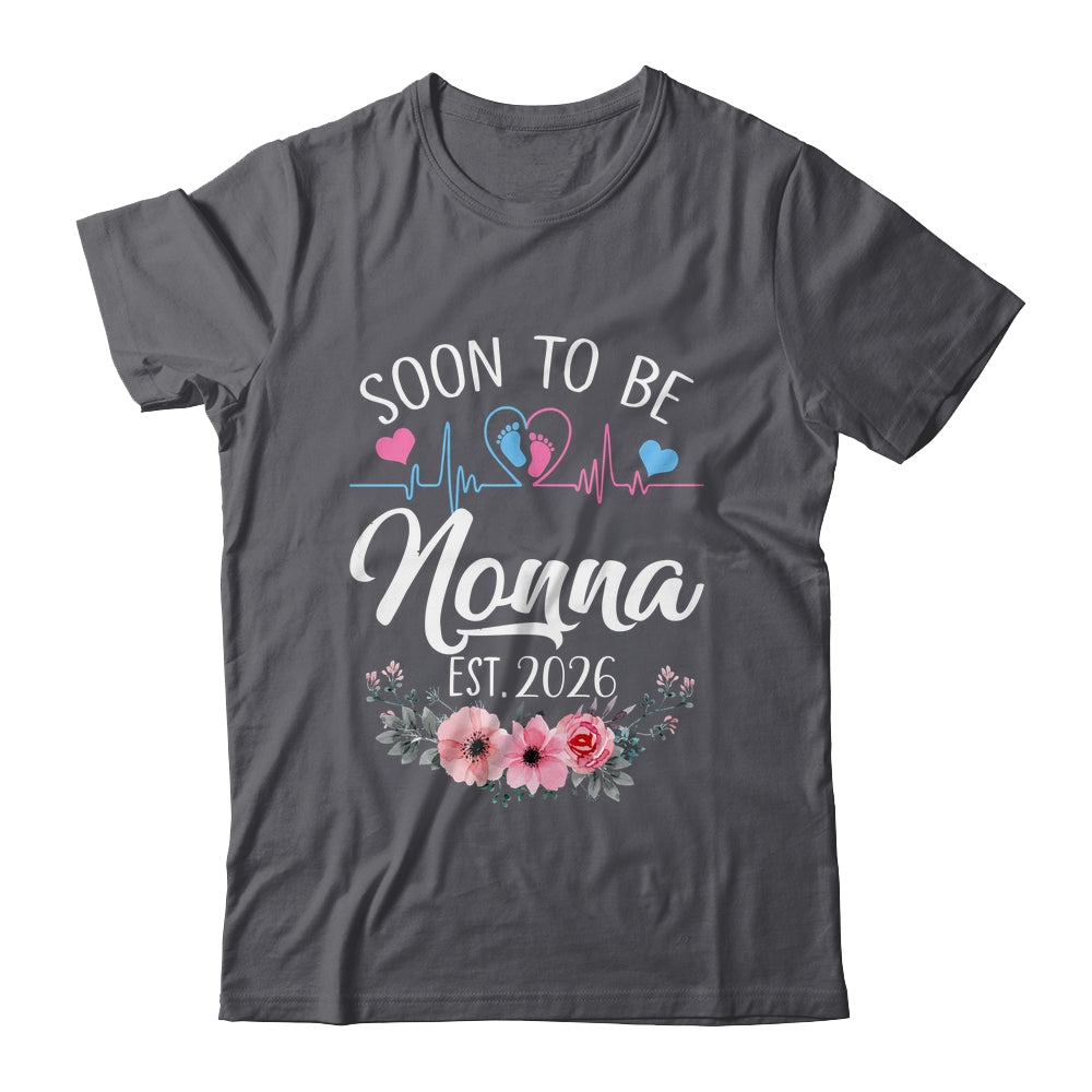 Soon To Be Nonna 2026 First Time Pregnancy Announcement Shirt & Tank Top | teecentury