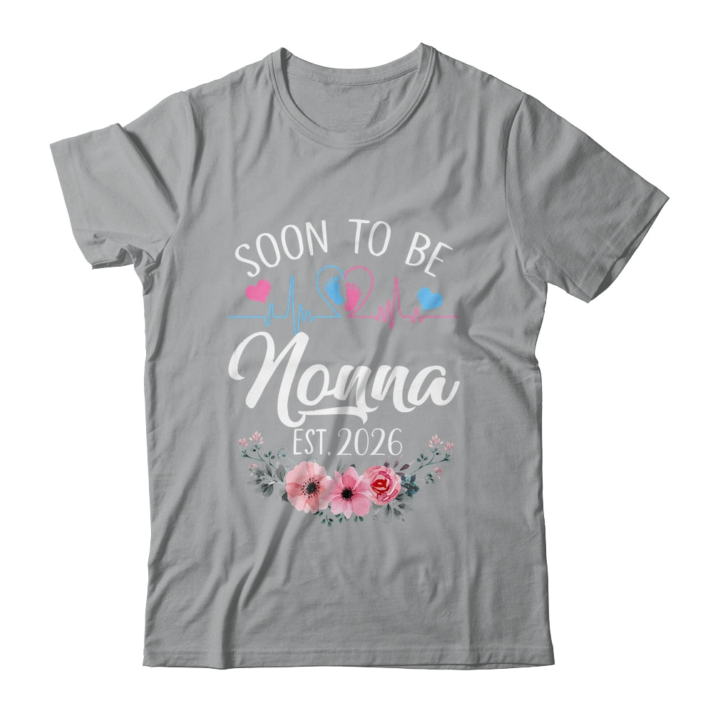 Soon To Be Nonna 2026 First Time Pregnancy Announcement Shirt & Tank Top | teecentury