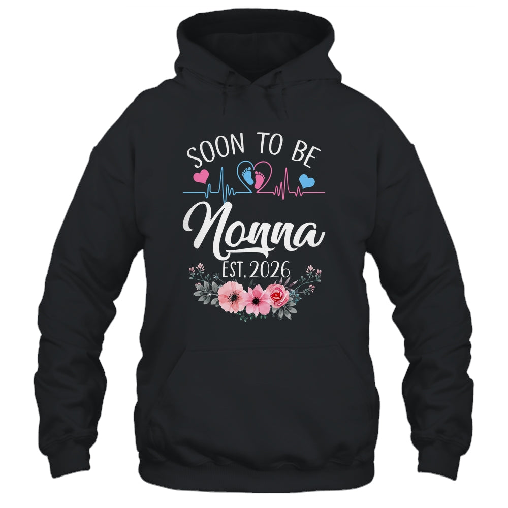 Soon To Be Nonna 2026 First Time Pregnancy Announcement Shirt & Tank Top | teecentury