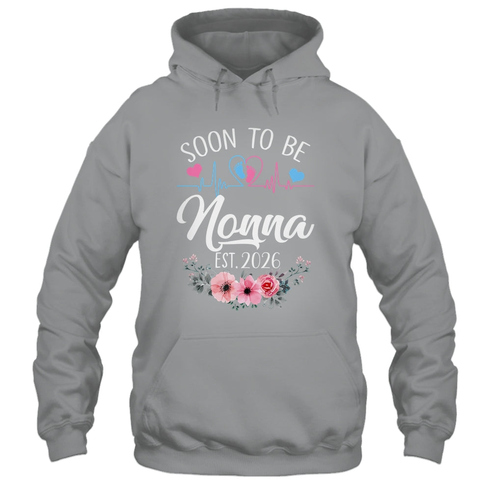 Soon To Be Nonna 2026 First Time Pregnancy Announcement Shirt & Tank Top | teecentury