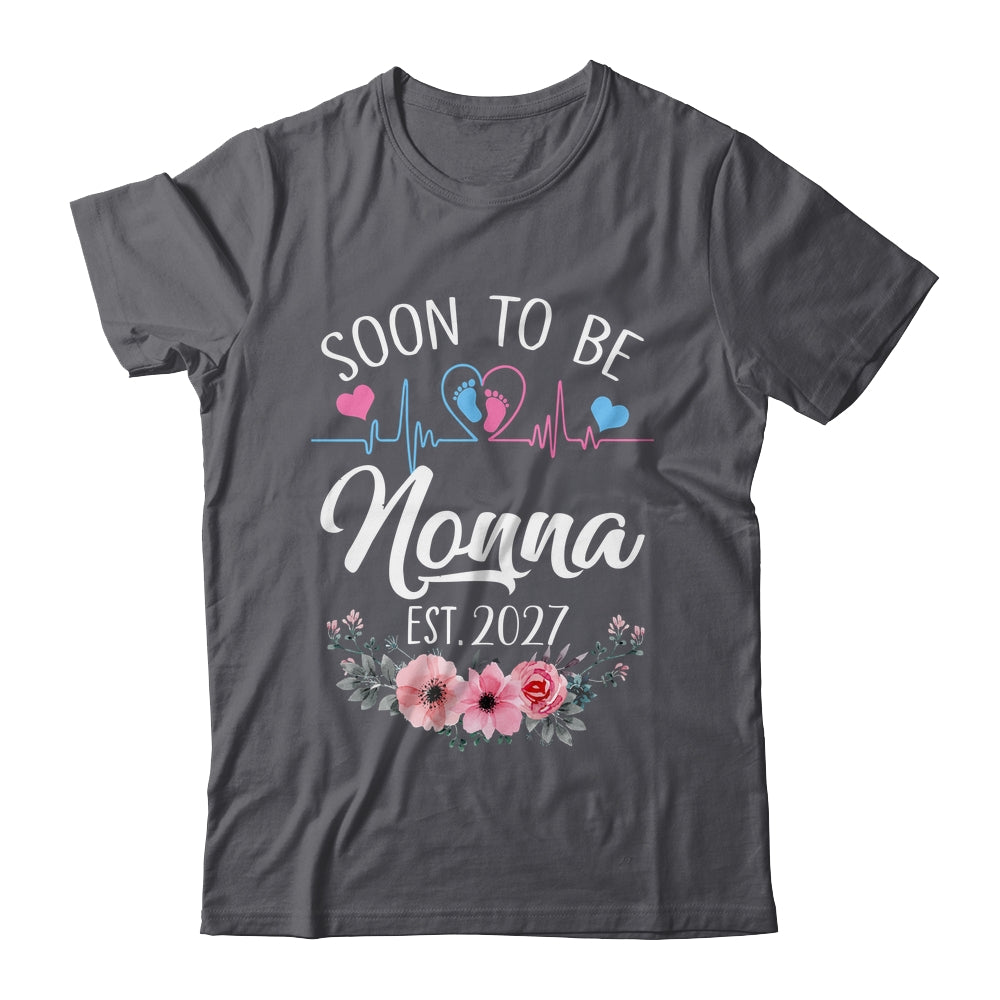 Soon To Be Nonna 2027 First Time Pregnancy Announcement Shirt & Tank Top | teecentury