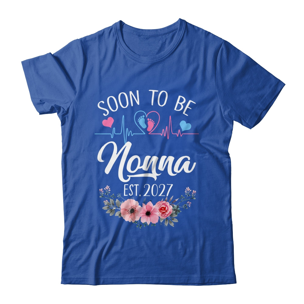 Soon To Be Nonna 2027 First Time Pregnancy Announcement Shirt & Tank Top | teecentury