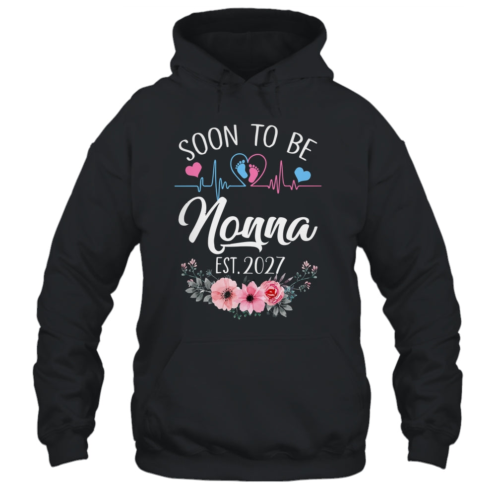 Soon To Be Nonna 2027 First Time Pregnancy Announcement Shirt & Tank Top | teecentury
