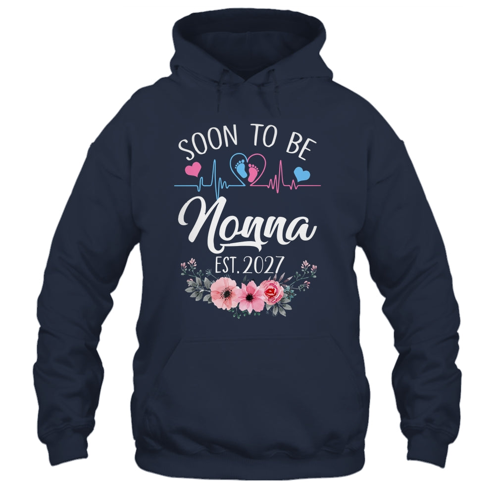 Soon To Be Nonna 2027 First Time Pregnancy Announcement Shirt & Tank Top | teecentury
