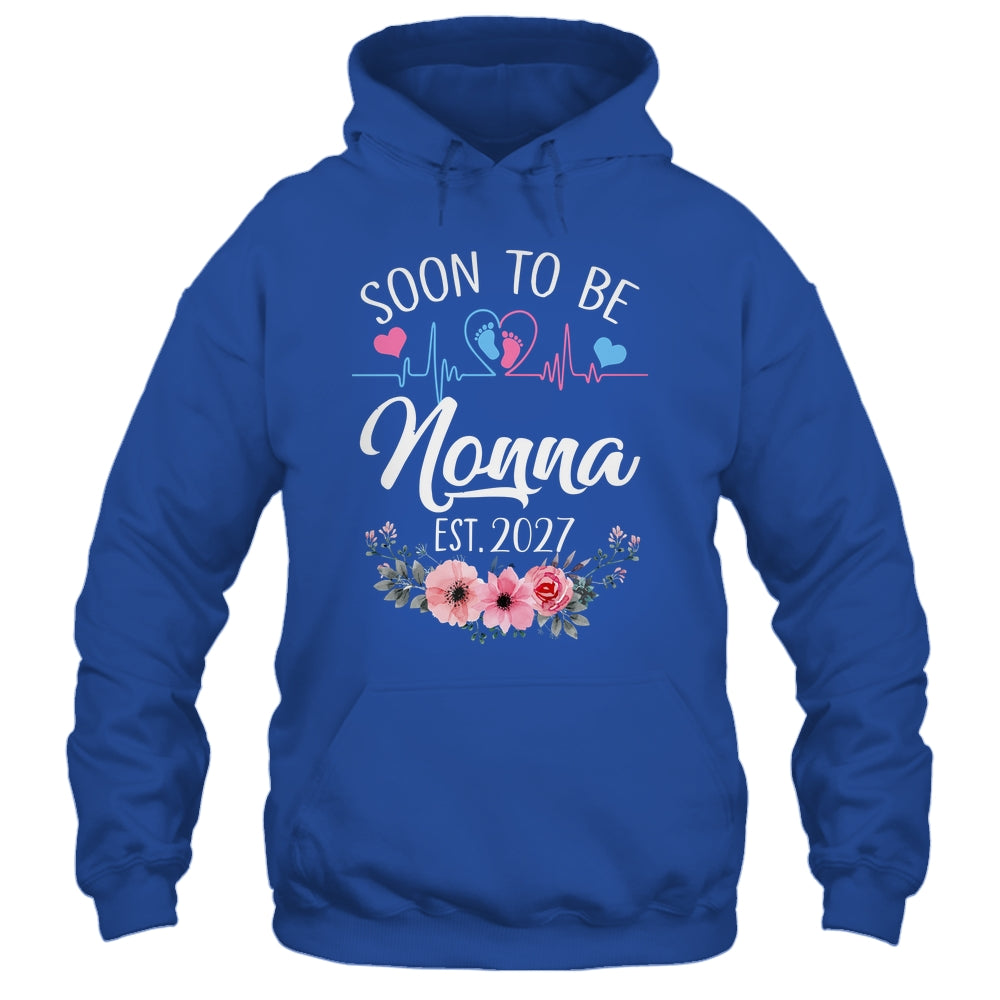Soon To Be Nonna 2027 First Time Pregnancy Announcement Shirt & Tank Top | teecentury