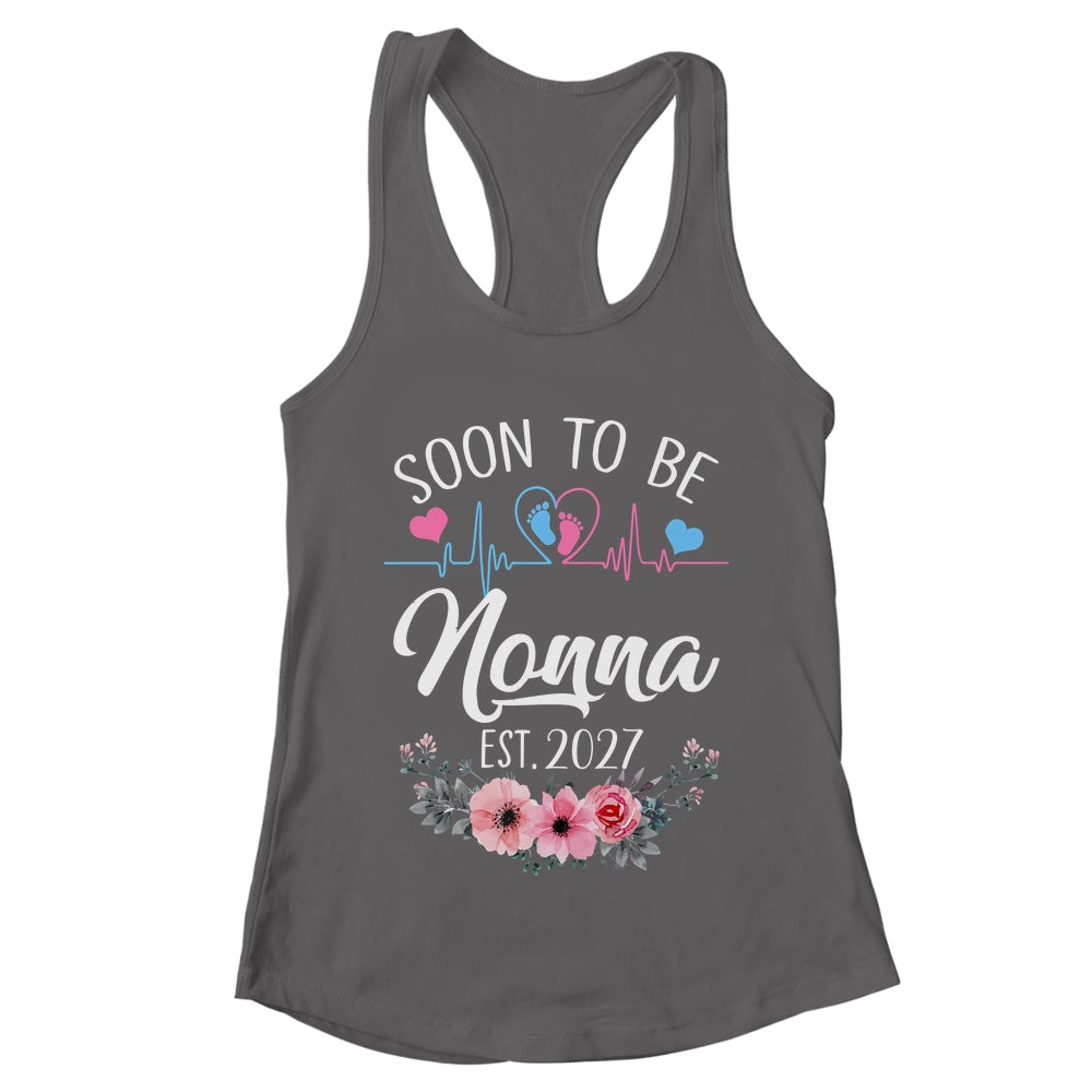 Soon To Be Nonna 2027 First Time Pregnancy Announcement Shirt & Tank Top | teecentury