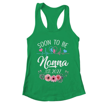Soon To Be Nonna 2027 First Time Pregnancy Announcement Shirt & Tank Top | teecentury